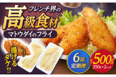 【全6回定期便】 マトウダイのフライ 約500g (約250g×2p) 【 ひばり 】 [KAA492]
