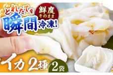 イカ2種盛り（胴体＋エンペラ・ゲソ）平戸市/舘浦漁業協同組合 [KAA629]