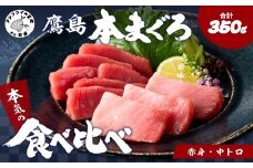 鷹島本まぐろ柵(赤身・中トロ) 合わせて350g( マグロ まぐろ 中トロ 赤身 本まぐろ 手軽 おつまみ 柵 流水解凍 )【B4-127】