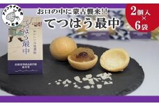 うまさ炸裂!!お口の中に蒙古襲来!!てつはう最中2個入り×6【B1-175】( 最中 元寇 てつはう ふりかけ あんこ 海底 遺跡 お菓子 和菓子 モナカ もなか パチパチ ぱちぱち つぶつぶ キャンディー ホワイトチョコ 蒙古 甘い 塩気 茶菓子 和風 スイーツ グルメ 手土産 郷土菓子 小豆 芋 栗 かの子 手作りモンゴル 菓子 おすすめ 美味しい おいしい 歴史 )【B1-175】