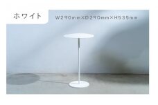 サイドテーブル ホワイト( セミオーダー 受注生産品 ホワイト サイドテーブル 鉄小物 )【F0-017-01CV】