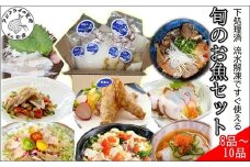 飛龍丸漁師直伝 下処理不要！流水解凍ですぐ使える旬のお魚セット( アジ イカ タコ なめろう 下処理済 小分け )【B5-105】