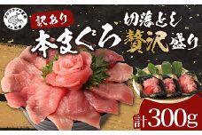 【訳あり】長崎県産本まぐろ贅沢盛り100g×3パック( まぐろ 本まぐろ 切り落とし 大トロ 中トロ 赤身 刺身 漬け まぐろ丼 寿司 海鮮 丼 手軽 簡単 パック 訳あり 肴 おつまみ 晩酌 養殖 マグロ 鮪 本マグロ 長崎県 国産 冷凍 )【B1-171】