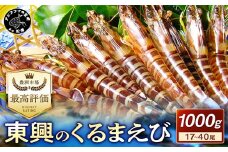 【先行予約】【宅配BOX不可】東興のくるまえび1kg入【11月下旬～12月発送】( くるまえび 東興のくるまえび 車海老 海老 エビ )【D5-010-12M】