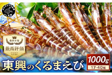【先行予約】【宅配BOX不可】東興のくるまえび1kg入【1月～2月上旬発送】( くるまえび 東興のくるまえび 車海老 海老 エビ )【D5-010-01M】