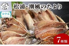 ＼お中元熨斗対応／松浦・潮風のたより( 松浦市 サバ イカ アジ カマス 干物 アジ開き 一夜干し 詰め合わせ )【B0-150】