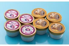 ブルーベリー アイス / そば アイス セット 計8個 《対馬市》【一般財団法人　対馬市農業振興公社　そば道場　あがたの里】 アイスクリーム フルーツアイス [WBN001]