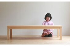 対馬ヒノキ ロー テーブル ( サイズオーダー 可) 《対馬市》【家具製作所kiiro】テーブル 机 木製 家具 [WAL021]
