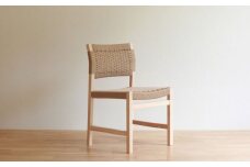 対馬ヒノキ ダイニングチェア ( ベージュ )《対馬市》【家具製作所kiiro】  チェア 椅子 家具 ヒノキ いす イス リビング ダイニング インテリア [WAL016]