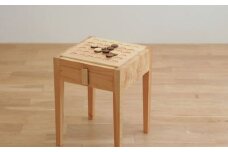 対馬ヒノキ オセロ椅子 《対馬市》【家具製作所kiiro】チェア 椅子 イス 木製 家具 [WAL017]