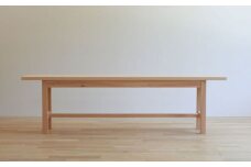 対馬ヒノキ ベンチ ( サイズオーダー 可)  《対馬市》【家具製作所kiiro】椅子 イス 木製 家具 [WAL018]