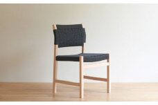 対馬ヒノキ ダイニング チェア ( ブラック )《対馬市》【家具製作所kiiro】 チェア 椅子 家具 ヒノキ  いす イス リビング ダイニング インテリア [WAL020]