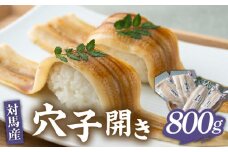 対馬 穴子 開き 800g《対馬市》【海風商事】アナゴ 国産 九州 長崎 [WAD012]冷凍 新鮮 あなご 天ぷら もう1品 おかず 肉厚 穴子重 開き 海鮮 魚介 簡単調理 時短