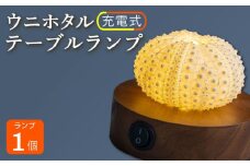 充電式ウニホタルテーブルランプ《対馬市》【一般社団法人MIT】対馬 インテリア 間接照明 手作り [WAP007]