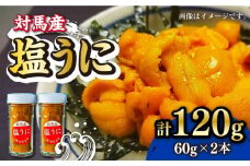 対馬産 塩うに 60g×2本《対馬市》【保家商事】 ウニ うに 冷凍 生ウニ 雲丹 対馬 ムラサキウニ 紫ウニ 紫うに 人気 ランキング 長崎 九州 つしま 対馬市 海鮮 魚介 [WAA018]