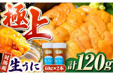 対馬産 生うに 60g×2本《対馬市》【保家商事】 ウニ うに 冷凍 生ウニ 雲丹 対馬 ムラサキウニ 紫ウニ 紫うに 人気 ランキング 長崎 九州 つしま 対馬市 海鮮 魚介 [WAA017]
