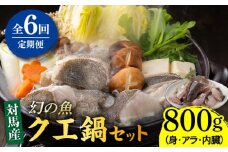 【全6回定期便】幻の魚 クエ 鍋 セット 800g 《対馬市》【海風商事】九州 長崎 対馬 ちり鍋 アラ [WAD044]くえ 高級魚 魚 クエ 希少 人気 ランキング 冷凍 対馬 長崎 九州 つしま 対馬市 海鮮 魚介 刺身 刺し身 鍋 クエ鍋 毎月届く 定期便
