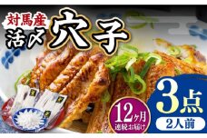 【全12回定期便】対馬産 活〆 穴子 ３点 セット B【THE・対馬株式会社】《対馬市》新鮮 あなご 刺身 天ぷら 海鮮 肉厚 簡単調理 二人前 [WAS011]