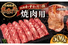 長崎和牛 あか牛 焼肉用 500g《対馬市》【株式会社Tsukushi】 対馬 牛 和牛 焼肉 冷凍配送 [WCR005]