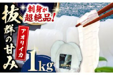 対馬産 アオリイカ 1kg《対馬市》【保家商事】烏賊 いか 刺身 海鮮 冷凍 [WAA029]
