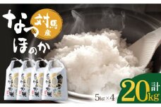 対馬産 なつほのか 5kg×4 「ほたる舞う三根川の米」 《対馬市》【永留しいたけ農園】 小分け 新鮮 産地直送 米 お米 弁当  白米 20kg 5kg [WAJ019]