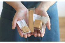 対馬の森から小さな贈り物（3種類セット）《対馬市》【家具製作所kiiro】 一輪挿し しおり キーホルダー ヒノキ [WAL029]