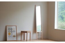対馬ヒノキの姿見 《対馬市》 【家具製作所kiiro】 [WAL030]