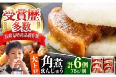 大とろ 角煮まんじゅう 6個(1箱) 《対馬市》【岩崎本舗】冷凍 角煮 角煮まん 個包装 豚まん [WBC028]
