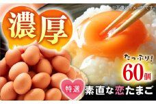 特選 素直な恋たまご 60個 《壱岐市》【しまのたまご屋さん】 [JAP001] 卵 たまご 鶏卵 玉子 ギフト 国産 もみじ 卵かけご飯 たまごかけご飯 のし プレゼント ギフト 13000 13000円