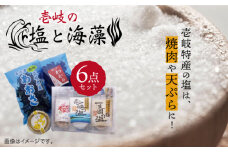 壱岐の塩と海藻セット 6種《壱岐市》【下久商店株式会社】[JBZ004] ワカメ わかめ カットワカメ カットわかめ あおさ 乾燥 しお 塩 焼き肉 天ぷら 味噌汁 10000 10000円