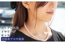 真珠 ネックレス イヤリング セット 《壱岐市》【上村真珠】[JCE001] 400000 400000円 40万円