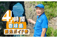 壱岐島内観光ガイド券（4時間程度） 《壱岐市》【島旅地元ガイド　中山忠治】[JDE003] 27000 27000円