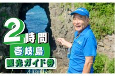 壱岐島内観光ガイド券（2時間程度） 《壱岐市》【島旅地元ガイド　中山忠治】[JDE004] 15000 15000円