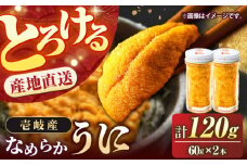 数量限定！ 生ウニ  壱岐の生うに 60g×2本セット《壱岐市》【大幸物産】 [JEH001]  紫うに 生うに ウニ うに 生ウニ 雲丹 ムラサキウニ 紫うに 瓶 瓶詰め ギフト 贈答 30000 30000円  のし プレゼント ギフト 冷凍配送 