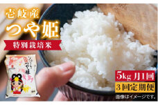 【全3回定期便】壱岐産 つや姫 5kg《壱岐市》【壱岐市農業協同組合】 [JBO056] 米 お米 白米 ご飯 ごはん 5キロ お弁当 朝食 定期便   48000 48000円