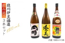 麦焼酎 飲み比べ 猿川伊豆酒造 1800ml 一升瓶 3本入りセット【天下御免】 [JDB116] 28000 28000円