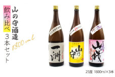 麦焼酎 飲み比べ 山の守酒造  1800ml 一升瓶 3本入りセット【天下御免】 [JDB118] 28000 28000円