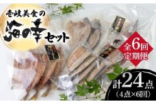 【全6回定期便】壱岐美食の海の幸セット [JBU019] 干物 刺身 アジ イカ カマス 84000 84000円