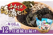 【全12回定期便】ふるさと海藻セット [JAR008] わかめ ひじき あおさのり かじめ いりこ ワカメ 144000 144000円
