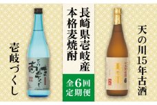 【全6回定期便】天の川15 年古酒・壱岐づくし2本セット [JDA005] 114000 114000円