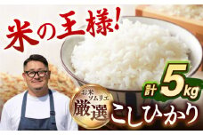 【R6年度産】こしひかり 5kg《壱岐市》 【長米壱岐営業所】[JCZ021] 米 お米 白米 精米 ごはん ご飯 こしひかり コシヒカリ 17000 17000円