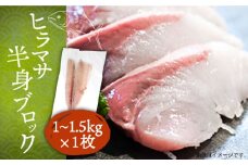 【ふるさと納税】ヒラマサ フィレ 約1〜1.5kg 半身 柵 お刺身《壱岐市》【なかはら】[JDT008] 
