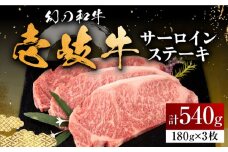 壱岐牛 サーロインステーキ 180g×3枚 《壱岐市》【中津留】 [JFS001] サーロイン ステーキ 焼肉 BBQ 牛肉 肉 サーロインステーキ 赤身 焼き肉 冷凍配送 33000 33000円