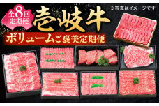 【全8回定期便】 特選 壱岐牛 月イチ ご褒美 定期便  （ボリューム）《壱岐市》【太陽商事】[JDL095] 肉 牛肉 ステーキ サーロイン モモ 焼肉 すき焼き しゃぶしゃぶ 赤身 定期便 380000 380000円