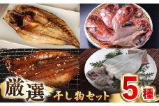 厳選　壱岐干し物セット《壱岐市》【馬渡水産】あじ アジ いわし イワシ たい タイ いか イカ 鯛 鯵 鰯 干物 ひもの 干物セット 冷凍配送 [JAQ008]