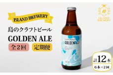 【全2回定期便】クラフトビール GOLDEN ALE 6本【ISLAND BREWERY】《壱岐市》【原田酒造有限会社】ビール 酒 beer 魚に合う アルコール [JED037]