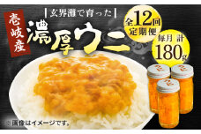 【全12回定期便】壱岐産 濃厚 ウニ 60g ×3本《壱岐市》【合同会社塚元】ムラサキウニ 海産物 海鮮 うに 雲丹 珍味 [JDR040]