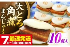 【簡易包装】大とろ角煮まんじゅう10個（5個×2）　《壱岐市》【岩崎本舗】冷凍 豚 豚角煮 角煮饅頭 簡単調理 おやつ お取り寄せ 長崎 [JHA026]