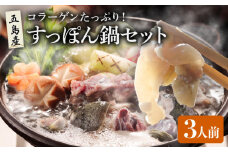すっぽん鍋 セット 3人前  五島市/丸隆すっぽん養殖場 [PBL002] スッポン コラーゲン 鍋 美容
