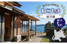 タイニーハウスねこたま 農業体験付 宿泊券 最大5名様 事前予約制 五島市/ぷらっと農園 [PDS009] 長崎 宿泊 体験 島 五島列島